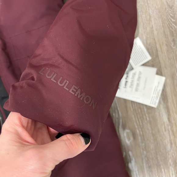 ♥️SOLD♥️NWT LULULEMON WINTER WARRIOR  LONG JACKET - Picture 5 of 14